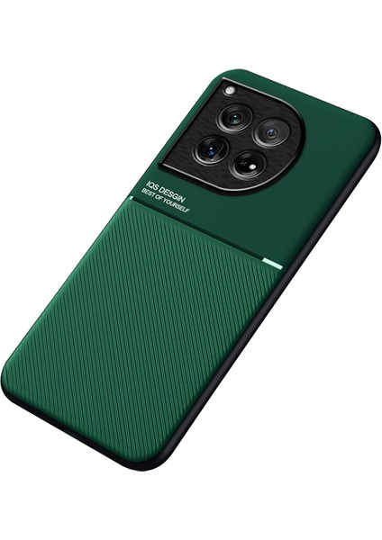 Oneplus 12 5g Arka Pu+Tpu+Pc Parmak Izi Önleyici Koruyucu TeIefon Kılıfı (Yurt Dışından)