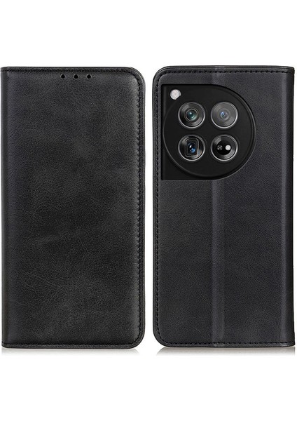 Oneplus 12 5g Bölünmüş Deri TeIefon Kılıfı (Yurt Dışından)