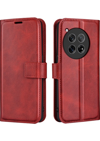 Oneplus 12 5g Pu Deri Manyetik Toka TeIefon Kılıfı (Yurt Dışından)