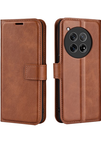 Oneplus 12 5g Pu Deri Manyetik Toka TeIefon Kılıfı (Yurt Dışından)