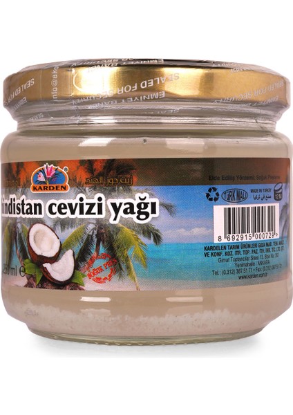 Hindistan Cevizi Yağı Karden 250 gr