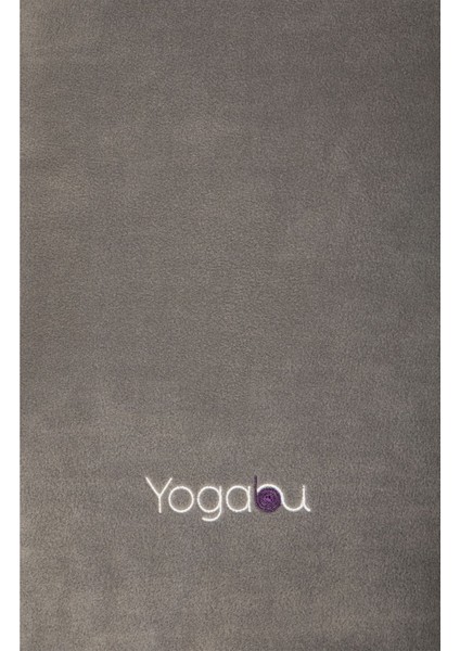Logolu Yoga Battaniyesi-Gri
