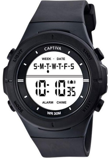 30 mt Suya Dayanıklı Digital Alarm-Kronometre-Led Işık Spor Kasa Çoçuk Kol Saati CPT.X005