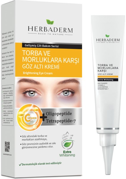 Torba Ve Morluklara Karşı Göz Altı Kremi 15 Ml