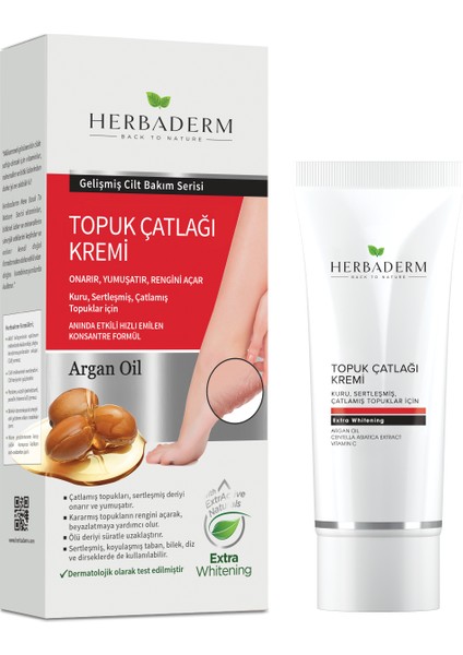 Ayak Ve Topuk Çatlaklarına Karşı Bakım Kremi Argan Yağlı 60 Ml