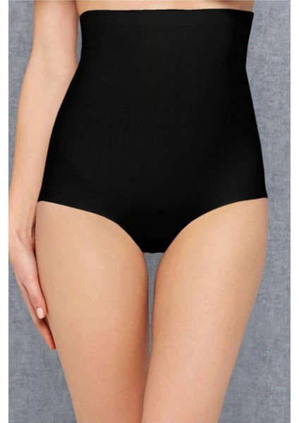 Siyah Pamuklu Çıtçıtlı Bodysuit Korse