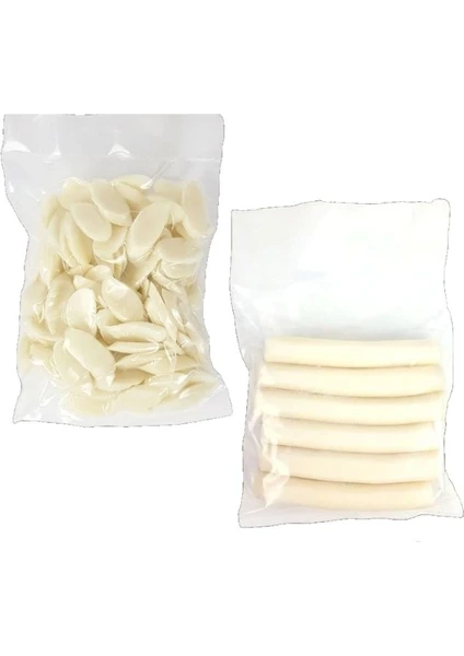 Smart Market Tteokguk Kore Pirinç Keki 1kg ve garaetteok Tteokbokki 1 kg 2'li Set