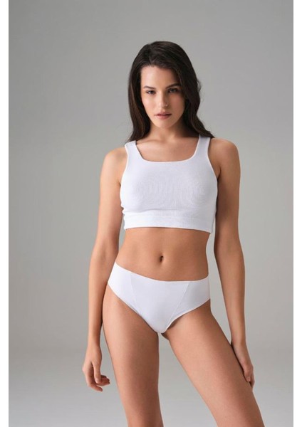 Beyaz Kadın Slip