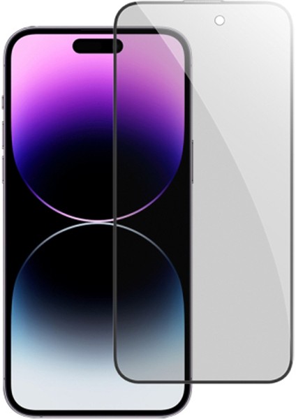 iPhone 15 Pro Max Uyumlu Privacy Hayalet Full Koruma Tempered Cam Ekran Koruyucu