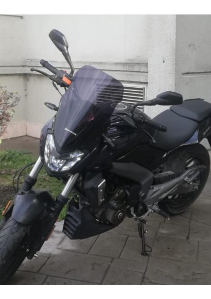 Bajaj Dominar 250 -400 Füme Ön Cam Siperlik ,biadil Marka Tur Camı 42 cm (2017-2024) Arasmoto