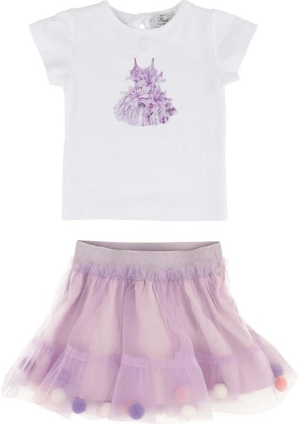 Kız Bebek Bluz-Etek Takım