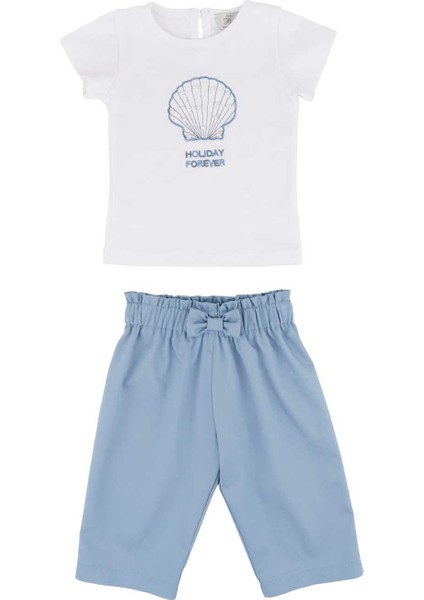 Kız Bebek Bluz-Pantolon Takım