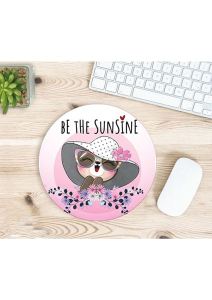 Be The Sunsine Sevimli Panda Baskılı Mousepad