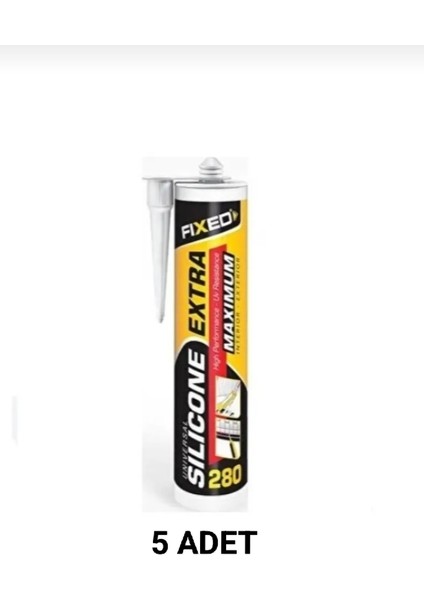 Silikon Şeffaf 280 Gr 5 Adet