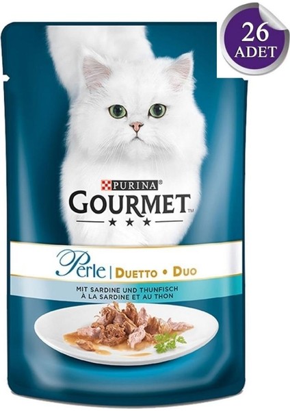 Perle Izgara Ton Balıklı Yetişkin Kedi Konservesi 85 gr x 26 Adet