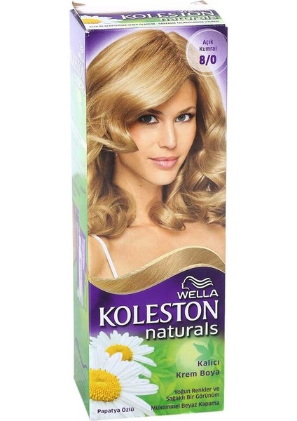 Koleston Naturals Boya 8/0 Açık Kumral