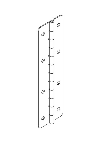 Azra Yapı 60X180 mm Paslanmaz Çelik Krom Yaprak Menteşe Yüksek Kalite