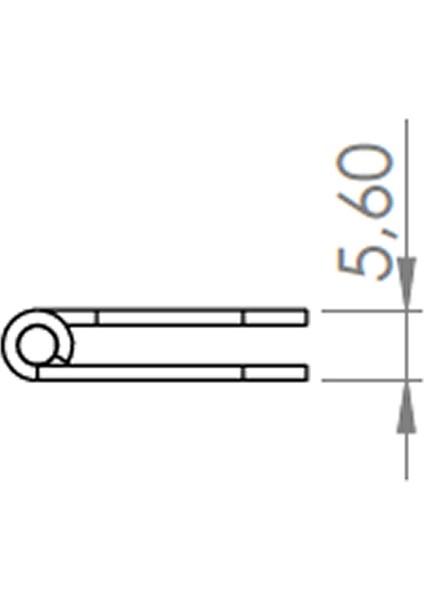 Azra Yapı 60X180 mm Paslanmaz Çelik Krom Yaprak Menteşe Yüksek Kalite