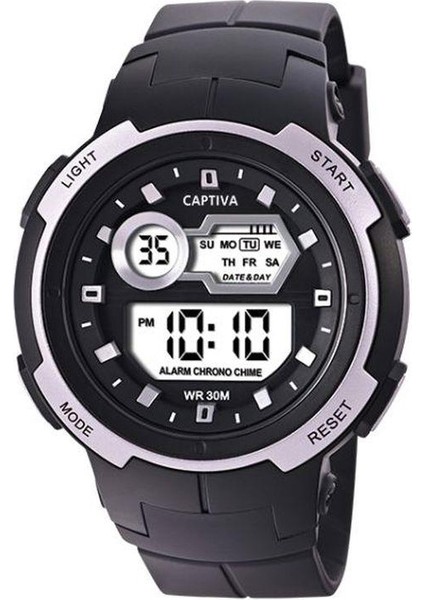30 mt Suya Dayanıklı Digital Alarm-Kronometre-Led Işık Spor Kasa Çoçuk Kol Saati CPT.X012