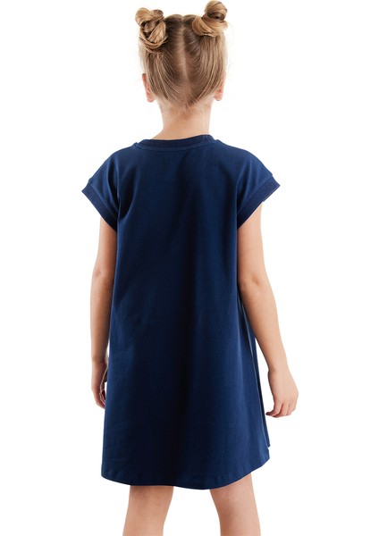 Kız Çocuk Elbise Unicorn Kiz Cocuk Günlük Elbise Lacivert fiyatları