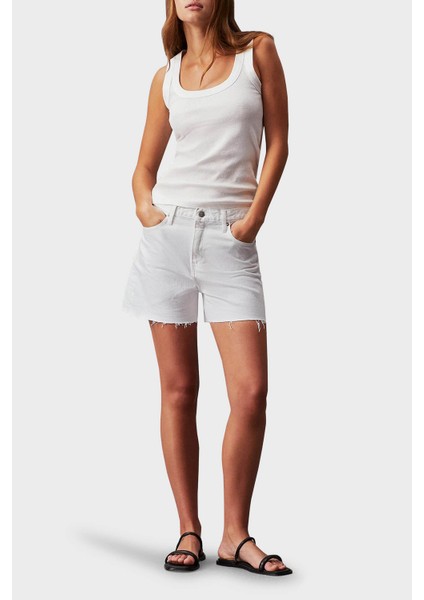 Yüksek Bel Mom Denim Short J20J2228111AA Bayan Short J20J222811 1AA