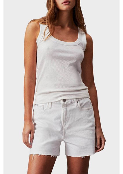 Yüksek Bel Mom Denim Short J20J2228111AA Bayan Short J20J222811 1AA