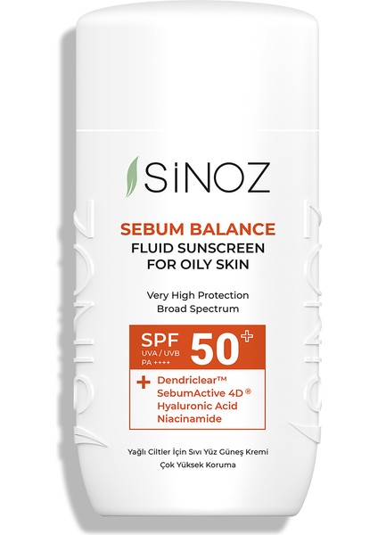 SPF50+ Yağlı Ciltlere Özel Sıvı  Güneş Kremi - Yeni Nesil Güneş Filtreleri Ile Hibrit Formül 50 ml