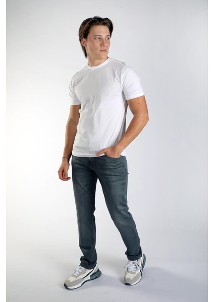 Gael Erkek O Yaka T-Shirt Beyaz