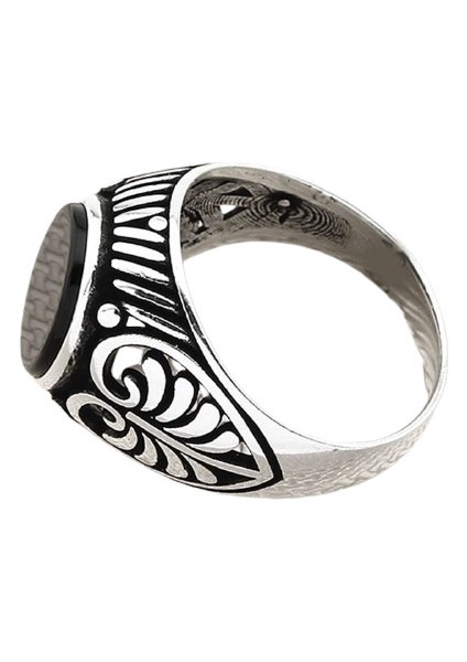 Erkek Yüzük Gümüş 925 Palmiye Model modelleri