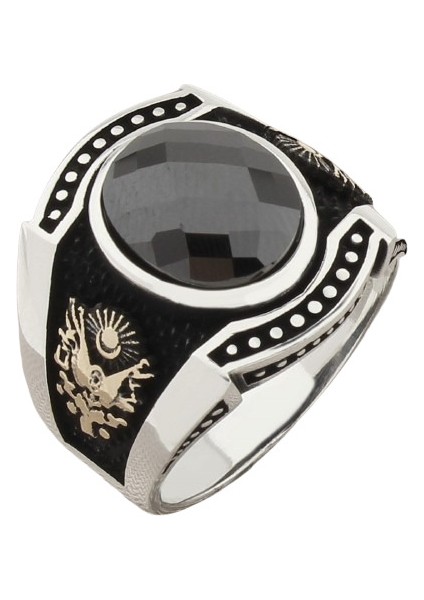 Erkek Yüzük Gümüş 925 Modern Tasarım