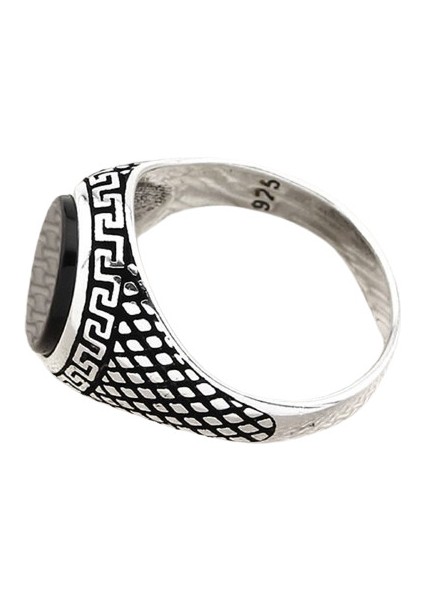 Erkek Yüzük Gümüş 925 Denizci Çapa Modern Tasarım fiyatları