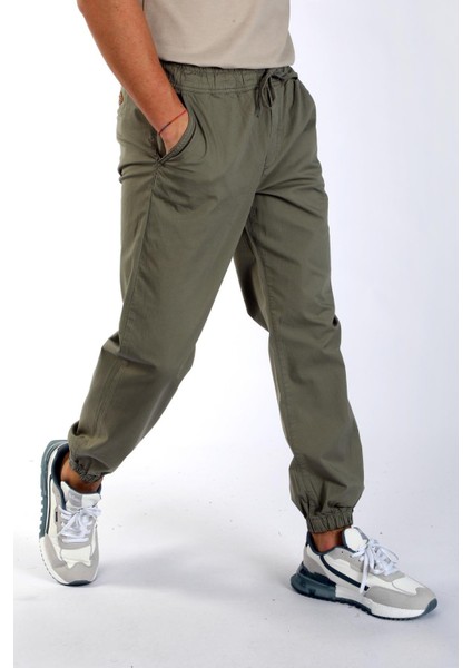Jogger 2 Erkek Dokuma Pantolon Haki