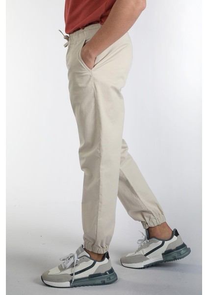 Jogger 2 Erkek Dokuma Pantolon Taş
