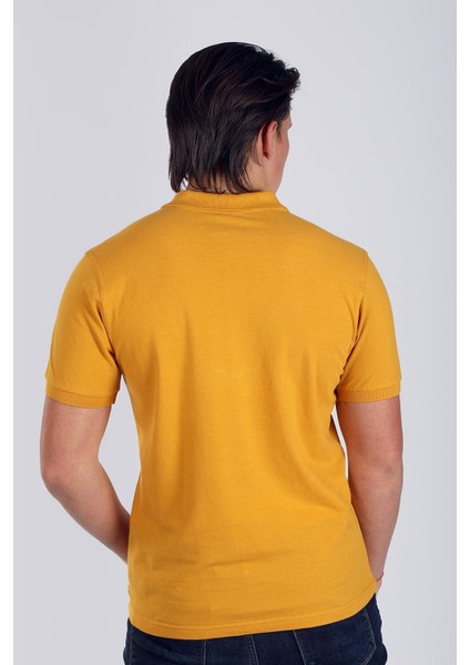 Twıns 1 Erkek Pike Polo Yaka T-Shırt Hardal fırsatları