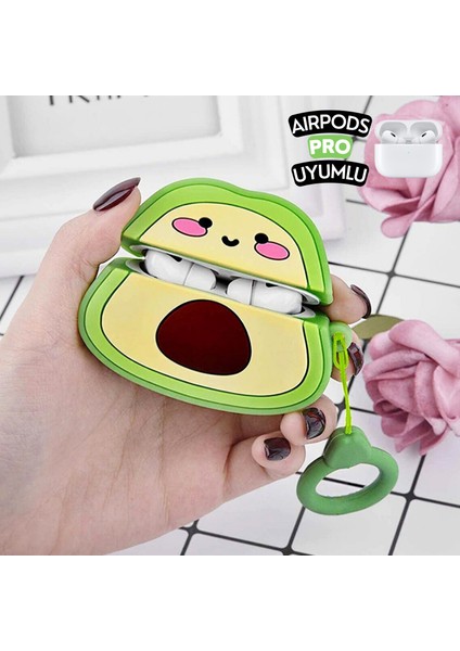 2'li Set - Pro Uyumlu Avokado ve Angel Figürlü Kulaklık Kılıfı Seti fiyatları