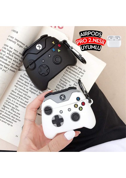 2'li Set - Pro 2. Nesil Uyumlu Siyah ve Beyaz Xbox Konsol Figürlü Ikili Kulaklık Kılıfı Seti fiyatları
