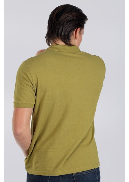 Twıns 1 Erkek Pike Polo Yaka T-Shırt Yağ Yeşili fırsatları