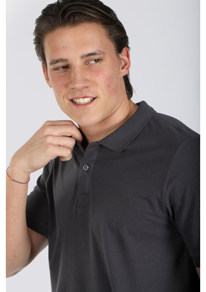 Twıns 1 Erkek Pike Polo Yaka T-Shırt Antrasit modelleri