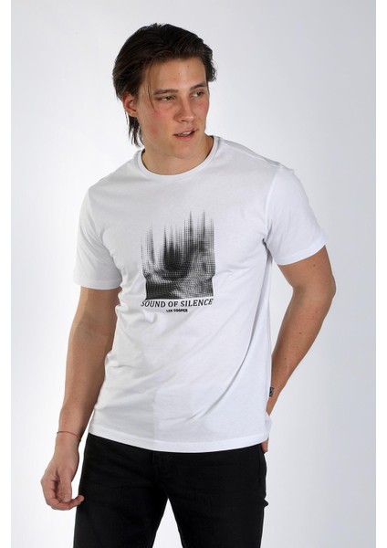Alvin Erkek O Yaka T-Shirt Beyaz fiyatları