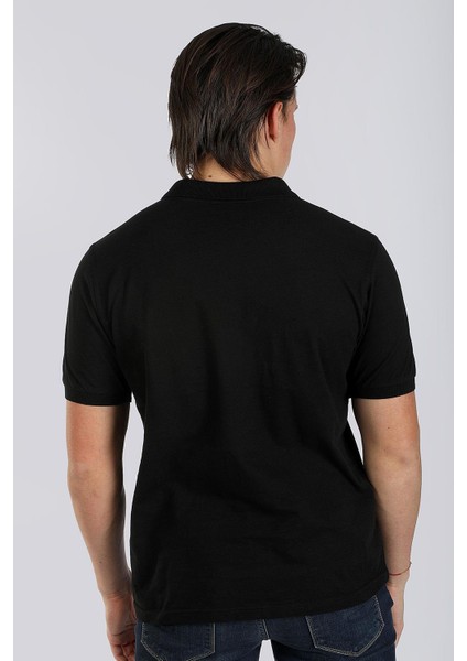 Twıns 1 Erkek Pike Polo Yaka T-Shırt Siyah fırsatları