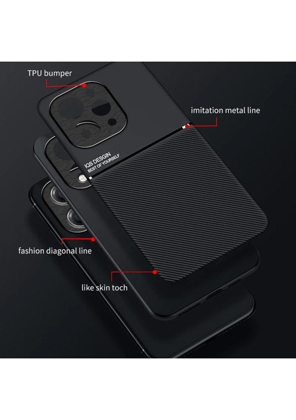 Xiaomi Redmi 12 4g Mowen Araba Manyetik Emme Cep Telefonu Kılıfı (Yurt Dışından) fırsatları