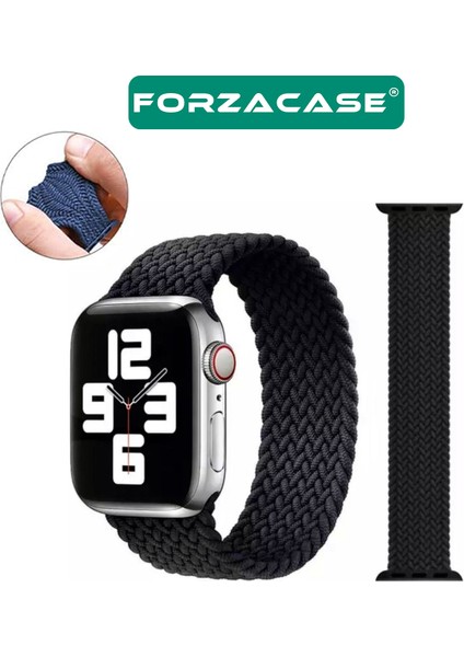 Apple Watch Se 40MM Için Hasır Örgü Solo Loop Kordon Kayış - FC401