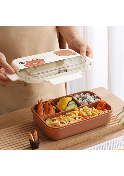 Öğrenci Yemek Kutusu/işe Götürülen Beslenme Çantası, Mikrodalgada Isıtılabilir, Okula/işe/seyahate Uygundur (Yurt Dışından)