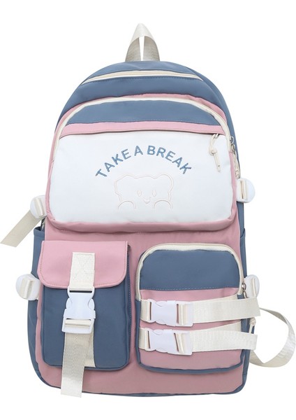 Japon Küçük Taze ve Renkli Sırt Çantası/büyük Kapasiteli Ortaokul Lise Okul Çantası/üniversite Sırt Çantası, DL012 (Yurt Dışından)