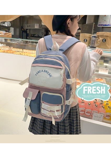 Japon Küçük Taze ve Renkli Sırt Çantası/büyük Kapasiteli Ortaokul Lise Okul Çantası/üniversite Sırt Çantası, DL012 (Yurt Dışından) fiyatları