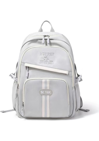 Ortaokul Lise Öğrencisi Moda Gündelik Okul Çantası/büyük Kapasiteli Rahat Sırt Çantası/üniversite Sırt ÇANTASI，DL007 (Yurt Dışından)