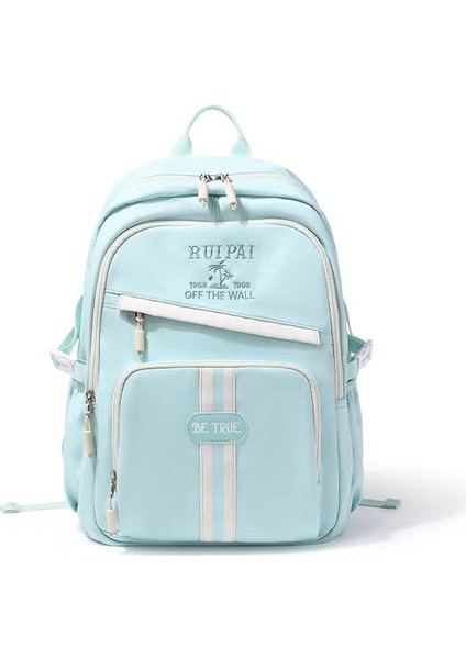 Ortaokul Lise Öğrencisi Moda Gündelik Okul Çantası/büyük Kapasiteli Rahat Sırt Çantası/üniversite Sırt ÇANTASI，DL007 (Yurt Dışından)