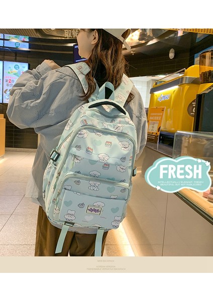 Moda Baskılı Öğrenci Okul Çantası/ortaokul Lise Büyük Kapasiteli Sırt Çantası/üniversite Sırt Çantası, DL016 (Yurt Dışından) fiyatları
