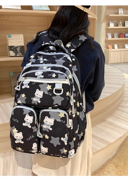 Kore Baskı Büyük Kapasiteli Ortaokul Okul Çantası/lise Sırt Çantası/üniversite Sırt Çantası, DL021 (Yurt Dışından) fiyatları