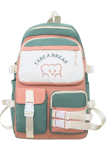 Japon Küçük Taze ve Renkli Sırt Çantası/büyük Kapasiteli Ortaokul Lise Okul Çantası/üniversite Sırt Çantası, DL012 (Yurt Dışından)